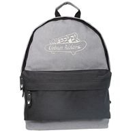 Mochila Square Preta/Cinza + Porta Lápis